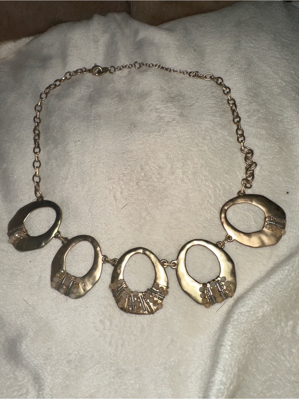 Gold-Tone Statement Link Necklace - Women Jewelry